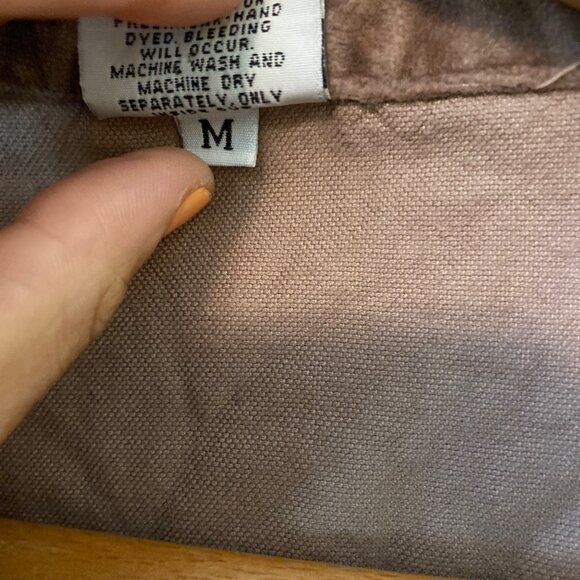 Vintage Women's CP Shades 100% Cotton Tan Button Up Jacket Size Medium - Picture 3 of 5